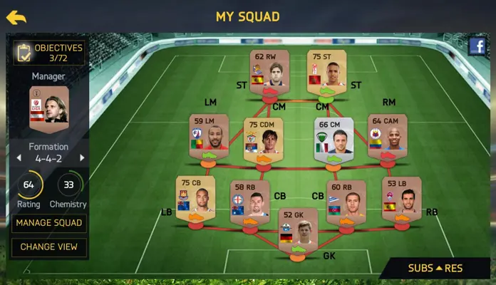 FIFA 15 Ultimate Team android App screenshot 3