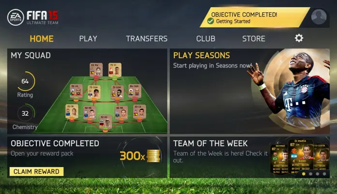 FIFA 15 Ultimate Team android App screenshot 4